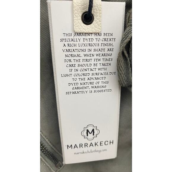 Marrakech x Anthropologie Women's Ronika Draped Moto Jacket Gathered Back NWT M - Picture 16 of 16